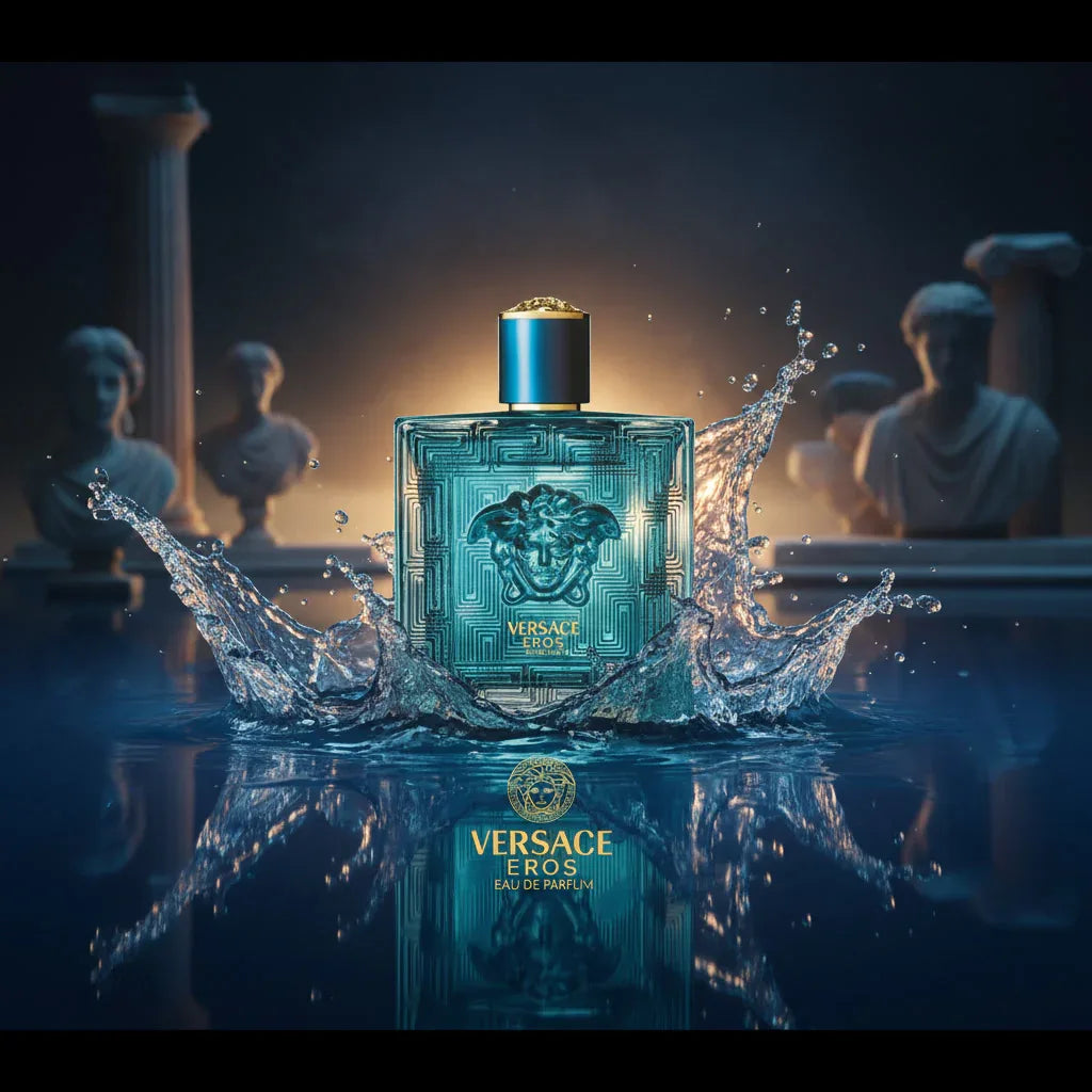 VERSACE EROS – Eau de Parfum – Vaporisateur | Fraîcheur Mentholée & Sensualité Orientale